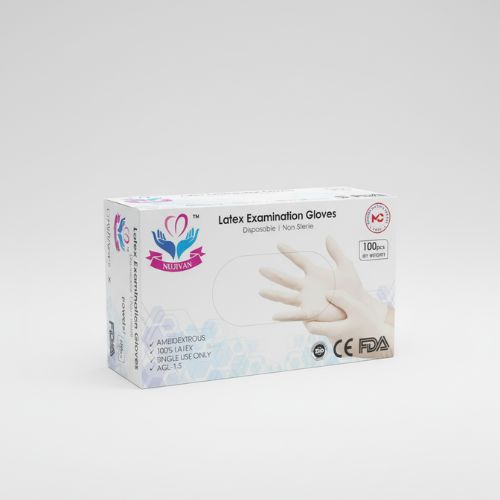 Latex Examination Powdered Gloves