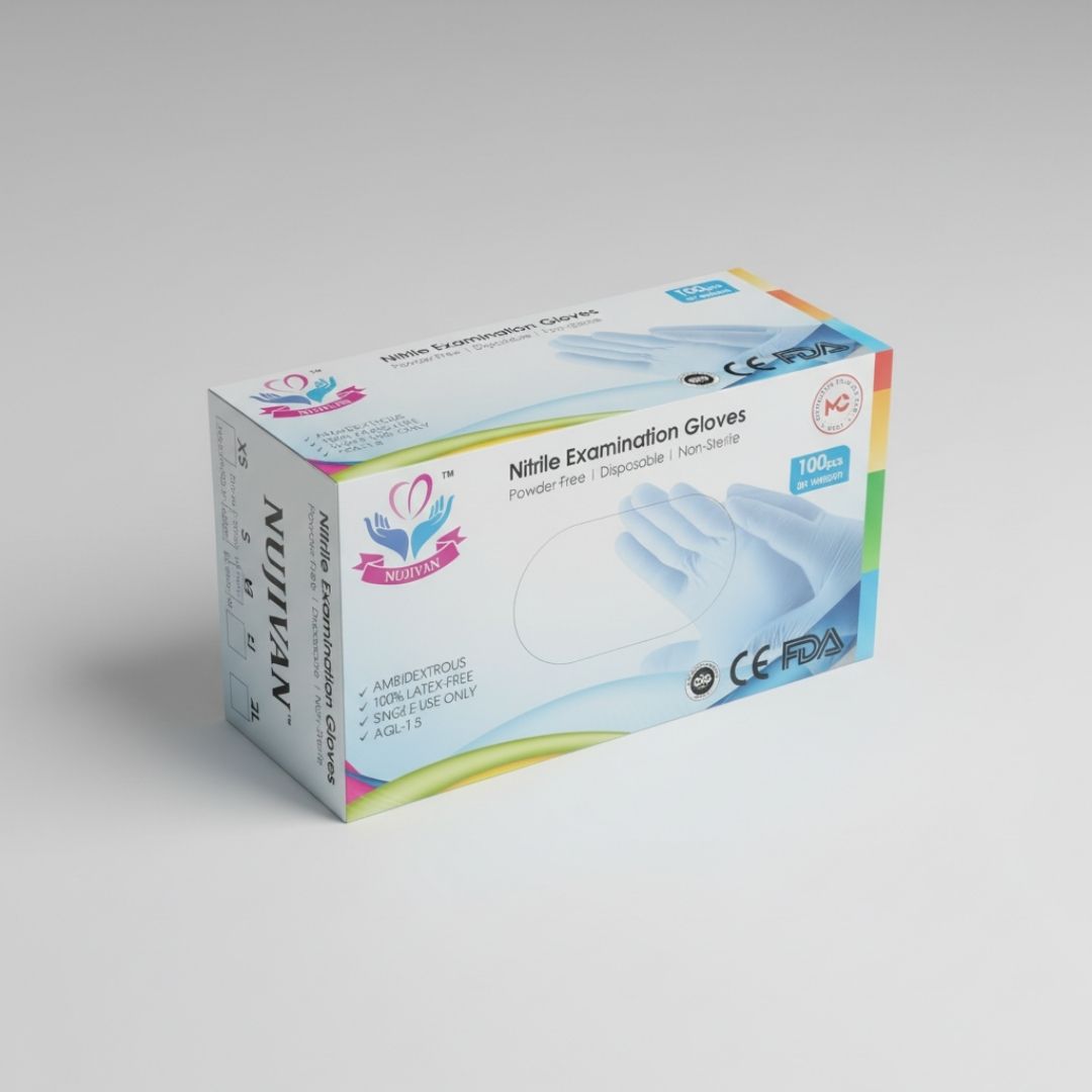 Nitrile Examination Powder Free Gloves